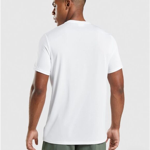 GYMSHARK ARRIVAL T-SHIRT‎ REGULAR FIT WHITE NWT IN PACKAGING - Picture 2 of 8